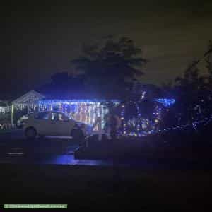 Christmas Light display at 42 Hyssop Drive, Hallam