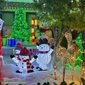 Christmas Light display at 15 Boronia Street, Bentleigh East