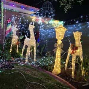 Christmas Light display at 20 Sorrento Parade, Hayborough