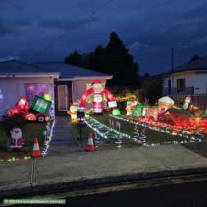 Christmas Light display at 51 Edinburgh Crescent, Goodwood