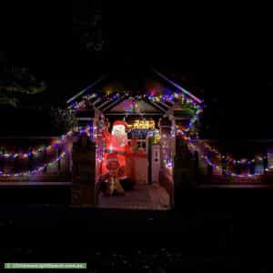 Christmas Light display at 28 Park Street, Moonee Ponds