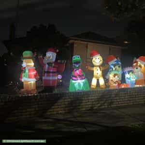 Christmas Light display at 52 Prospect Street, Pascoe Vale