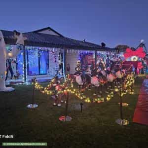 Christmas Light display at 1 Diamond Drive, Cardigan Village