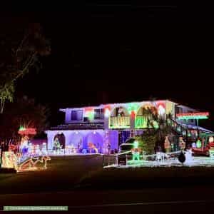 Christmas Light display at 52 Bluebell Street, Alexandra Hills