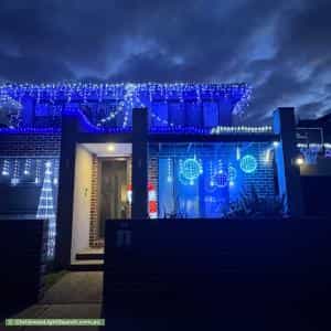 Christmas Light display at 2A Derrick Close, Aspendale Gardens