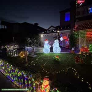 Christmas Light display at 23 Southampton Drive, Point Cook