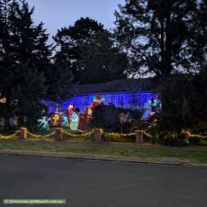 Christmas Light display at 1 Mudford Street, Sunshine West