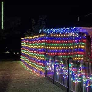 Christmas Light display at 47 Nash Road, Bunyip