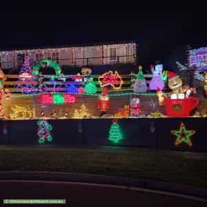 Christmas Light display at  Keith Court, Wandin North