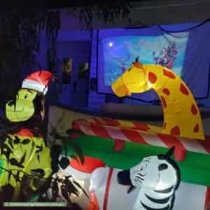 Christmas Light display at 2 Cushing Avenue, Bentleigh