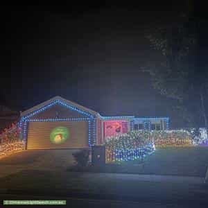 Christmas Light display at 56 Pia Drive, Rowville