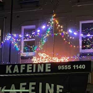 Christmas Light display at  260 Darling Street, Balmain