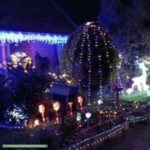 Christmas Light display at 2 Lush Court, Altona Meadows