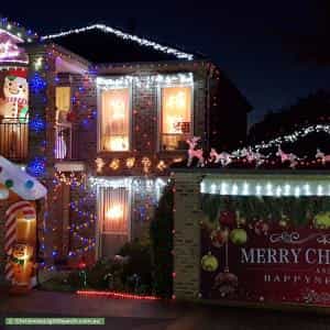 Christmas Light display at 1372 Stud Road, Rowville