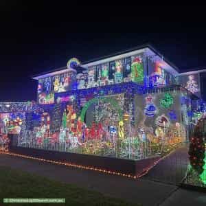 Christmas Light display at 41 Alameda Avenue, Mornington
