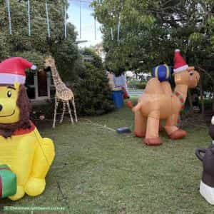 Christmas Light display at  3 Helston Street, Balwyn North