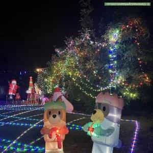 Christmas Light display at 8 Kilborn Court, Kilsyth