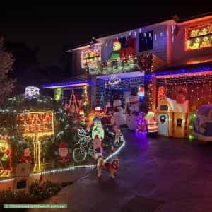 Christmas Light display at 56 Woodvale Road, Boronia
