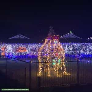 Christmas Light display at  547 Devonshire Road, Kemps Creek