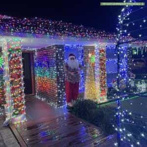 Christmas Light display at  2 Challenger Street, Gregory Hills