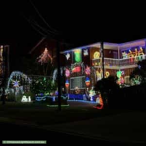 Christmas Light display at 51 Oakleigh Avenue, Thornleigh