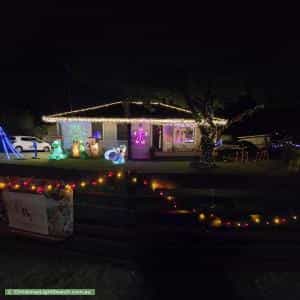 Christmas Light display at  39 Sturt Street, Lalor Park