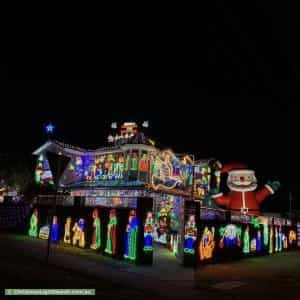 Christmas Light display at 28 Hixson Street, Bankstown