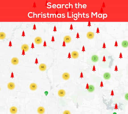  Doncaster East Christmas Lights Map