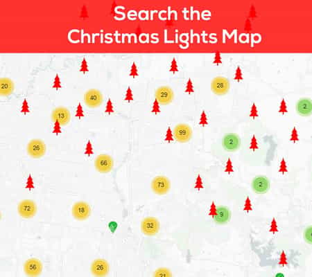  Beaconsfield Christmas Lights Map