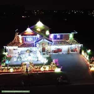 Christmas Light display at  Farmhouse Avenue, Pitt Town