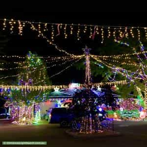 Christmas Light display at  Burraly Court, Ngunnawal