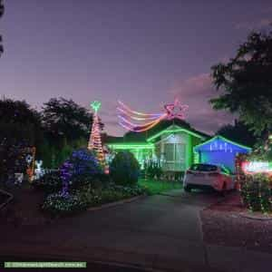 Christmas Light display at  Beela Place, Ngunnawal