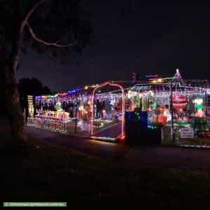 Christmas Light display at 9 Warwick Close, Wantirna