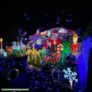 Christmas Light display at 69 Golding Street, Beverley