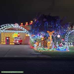 Christmas Light display at  Palmer Crescent, High Wycombe