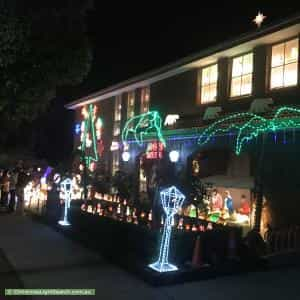 Christmas Light display at Pushkin Court, Doncaster East