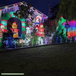 Christmas Light display at 40 Gem Circuit, Park Ridge