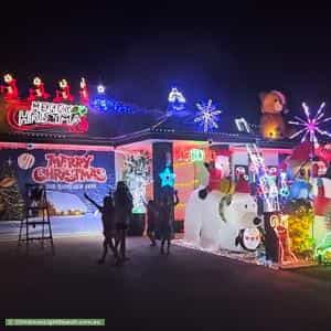 Christmas Light display at 32 Cottonwood Street, Caboolture