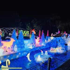 Christmas Light display at 1 Gordon Street, Chiltern