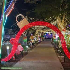 Christmas Light display at 211 Benhiam Street, Calamvale