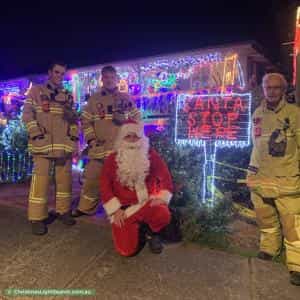 Christmas Light display at 25 Mulgrave Way, Croydon North