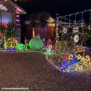 Christmas Light display at 6 Beela Place, Ngunnawal