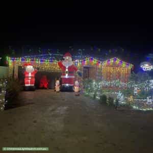 Christmas Light display at  Triton Street, Dunlop