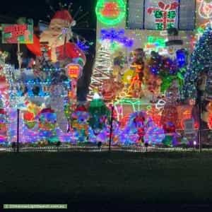 Christmas Light display at 5 Dickson Avenue, Mount Warrigal
