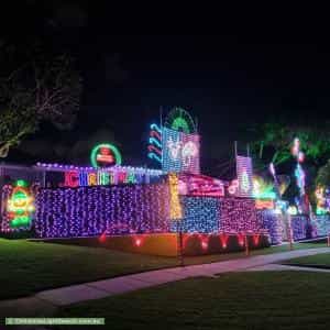 Christmas Light display at 27 Minimine Street, Stafford
