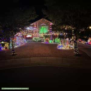 Christmas Light display at 6 Beela Place, Ngunnawal