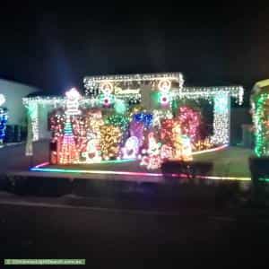 Christmas Light display at 68 Indigo Road, Caloundra West