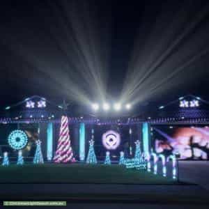 Christmas Light display at 8 Botanical Circuit, Banora Point