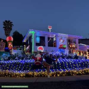 Christmas Light display at 2 Callaway Crescent, Gordon