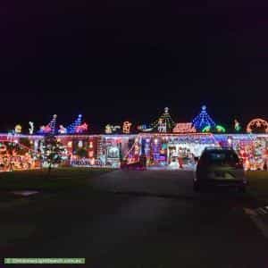 Christmas Light display at 9 Middlesex Court, Cranbourne North